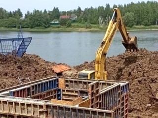 Аварийную плотину в Знаменском восстановят до конца июня