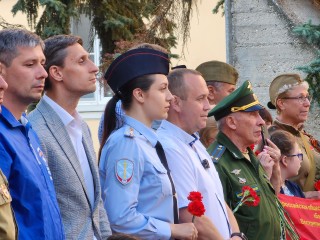 Память погибших во время Великой Отечественной войны почтили в Воскресенске Московской области