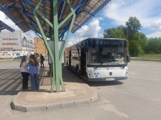 Новый автобус ЛиАЗ будет курсировать на маршруте Запрудня - Дмитров