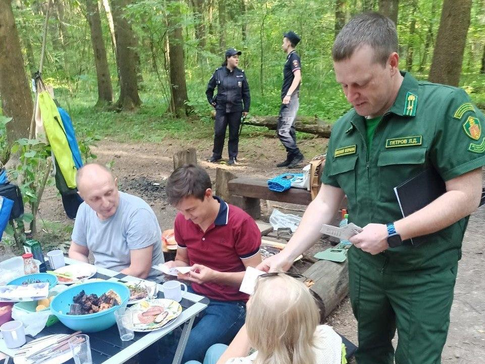 Нескольких нарушителей обнаружили во время рейдов в красногорских лесах
