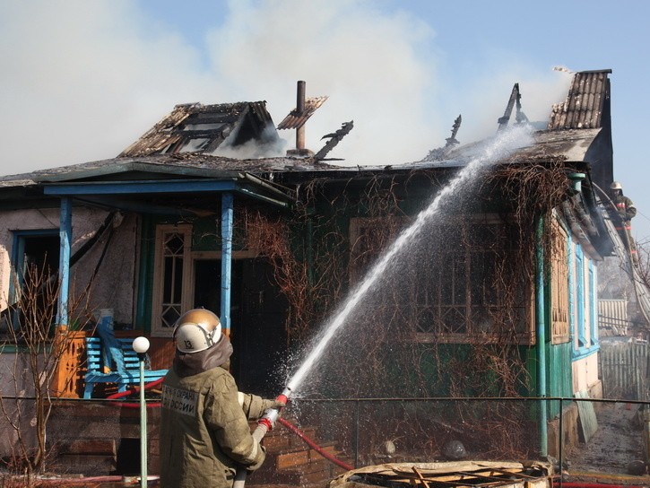 Пожар в частном доме ликвидировали в городском округе Кашира