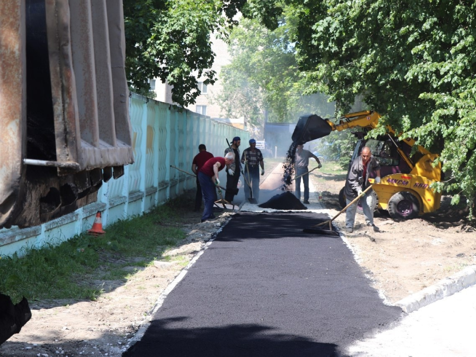 На улице Ленина в Электрогорске обустроили «народную тропу»