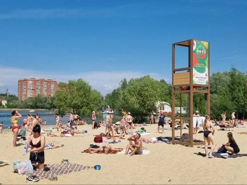 Пляж на Кореневском карьере признан одним из лучших в Подмосковье