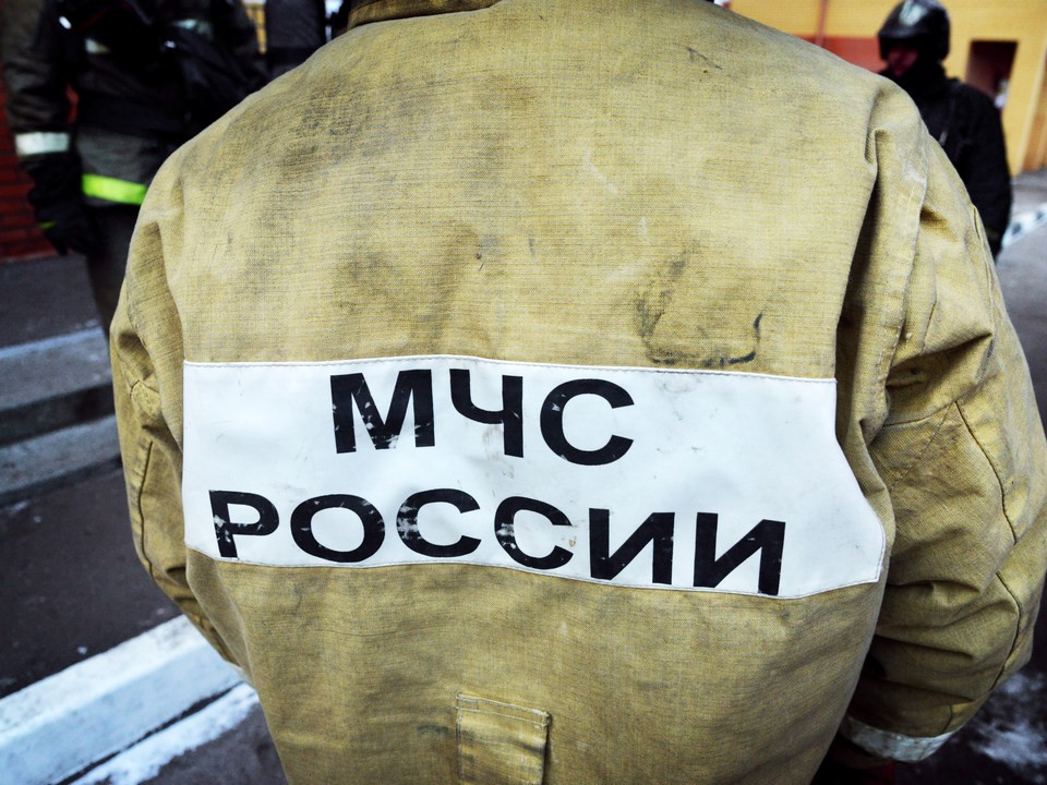 Пожар произошел в отделе одежды торгового центра «Перловский»