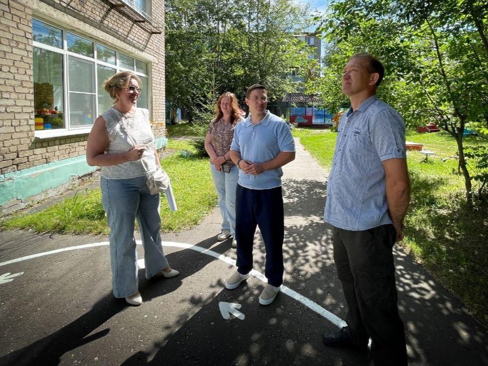 Новое ограждение установили в детском саду №31 Богородского округа