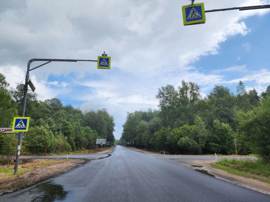 На Можайском шоссе обновили около трех километров полотна