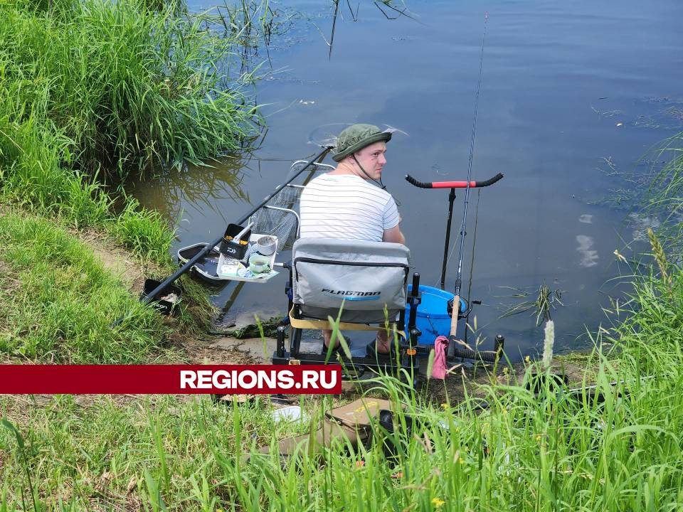 На Клязьме   соревнования по рыбной ловле собрали рыбаков из многих регионов страны