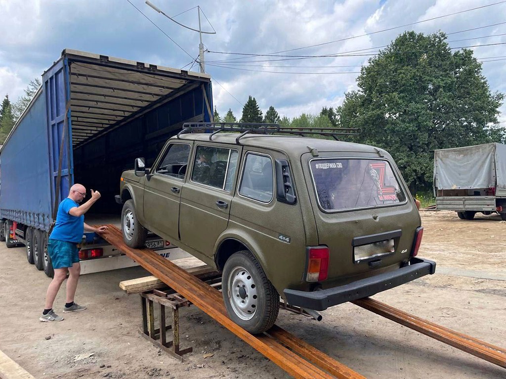 Пять автомобилей отправили в зону СВО из Пушкинского округа