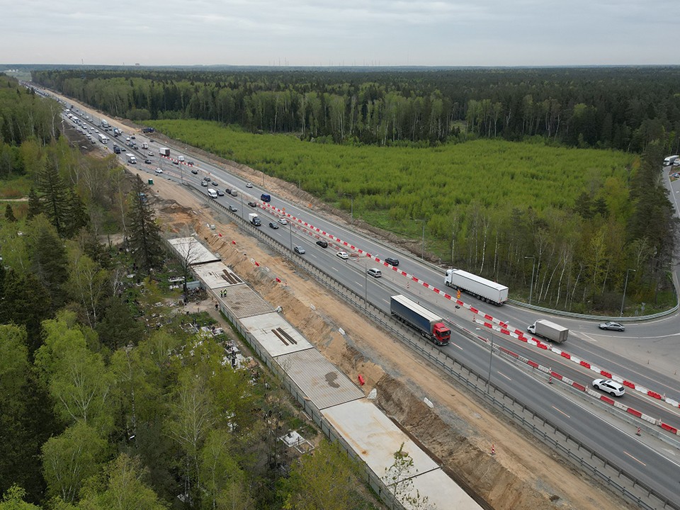 Новый мост с полосой безопасности и акустическими экранами возведут при реконструкции Ярославского шоссе