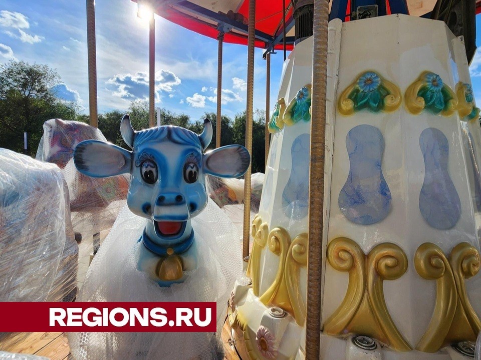 Карусели ждут детей: в Центральном парке Лобни откроют аттракционы