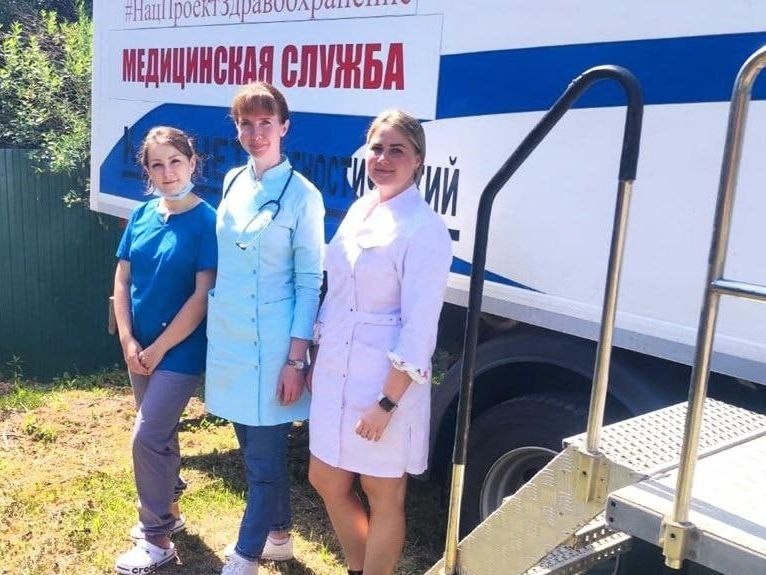 Более 30 талдомчан проверили свое здоровье во время отдыха в парке «Победа»