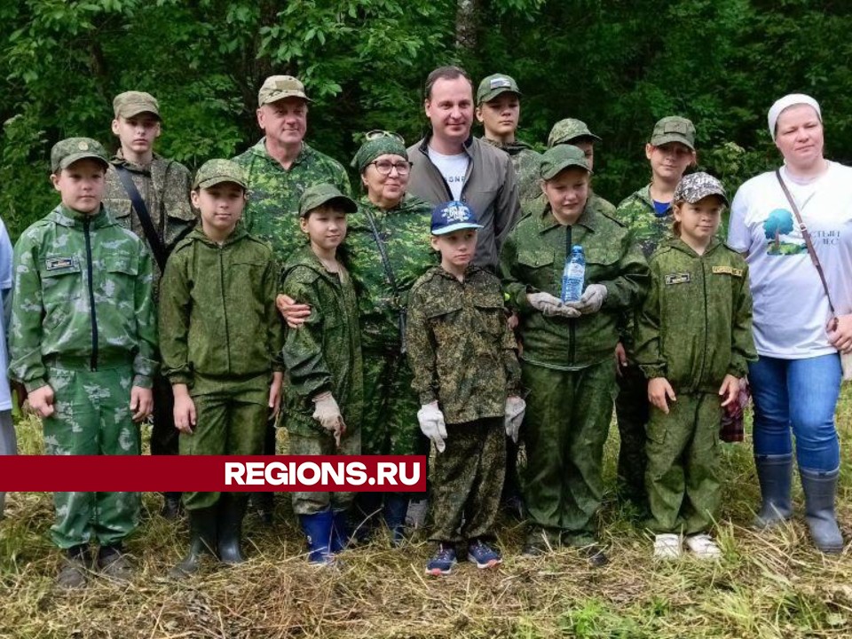 В Вербилках экологический десант убрал почти пять гектаров леса от мусора и сухостоя