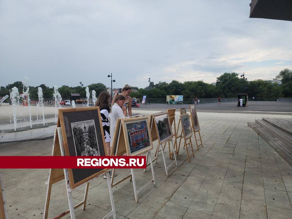 Дети красками и кистями рассказали историю города Орехово-Зуево