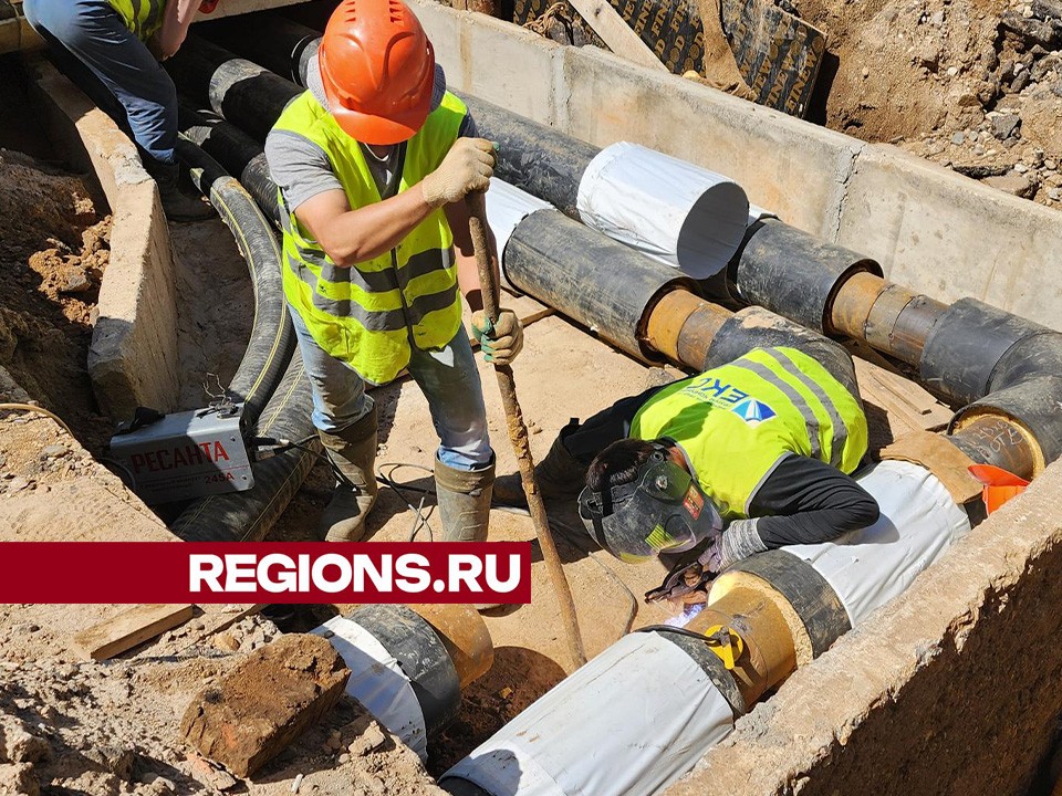 Капремонт теплотрассы на Советской и Почтовой улицах идет с опережением графика