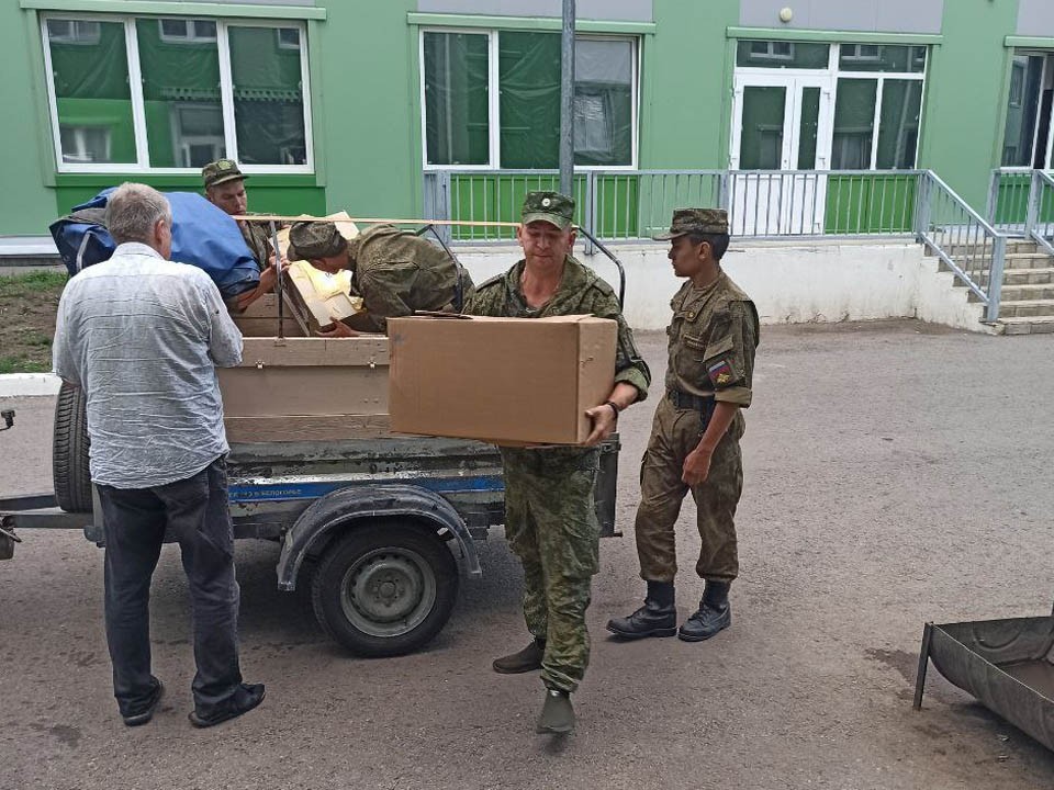 Бойцам СВО доставили гуманитарную помощь от жителей Лосино-Петровского