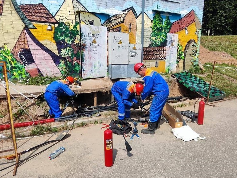 В историческом центре Сергиева Посада обновляют 36-летнюю подстанцию