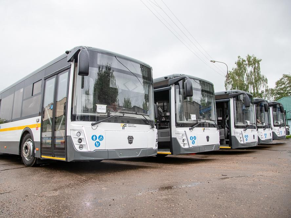 Пять новых автобусов большого класса вышли в июле на маршруты в Одинцовском городском округе