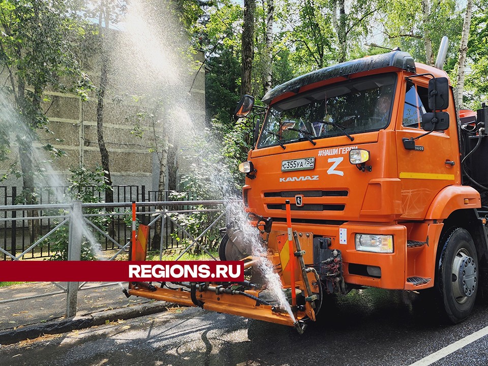 Многотонные стальные киты спасают от изнуряющего зноя жителей Ивантеевки