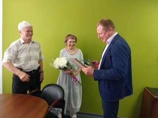 В Черноголовке чествовали семью, отметившую 50-летний юбилей совместной жизни