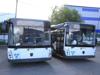 Одиннадцать новых автобусов вышли на маршрут №368 в Долгопрудном