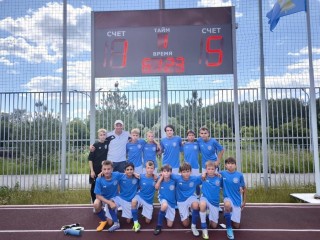 Юные можайские футболисты с победным счетом 5:1 разгромили команду из Звенигорода