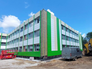 Капитальный ремонт школы №2 в Луховицах завершен на 75%