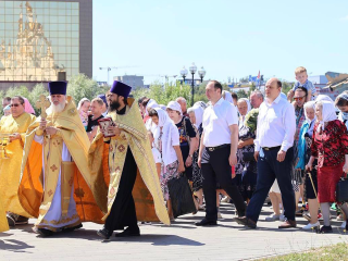 Память всех святых, в земле Русской просиявших, почтили православные в Ступине