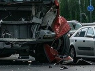 ДТП с тремя авто произошло на Симферопольском шоссе