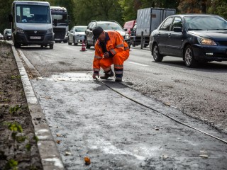 Ямочный ремонт провели в нескольких селах и деревнях округа