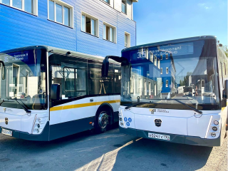 На маршрут в Дзержинском вышел новый автобус