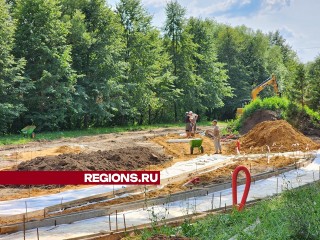 В Подольске продолжается благоустройство «Певческого поля»