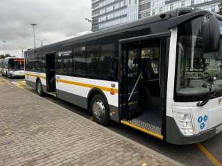 Три новых автобуса вышли на маршрут в Красногорске