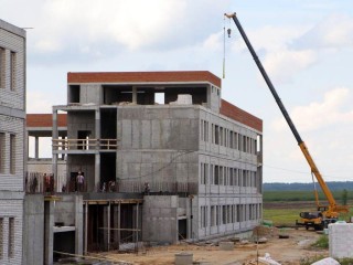 Строительство школы на 825 мест в Зарайске продолжается без отставаний от графика