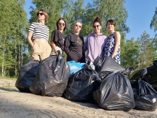 Активисты из Павловского Посада собрались вместе, чтобы очистить город от мусора