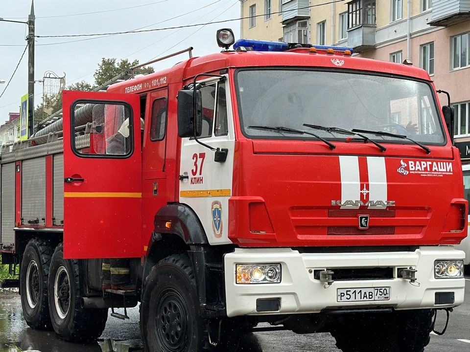 Возгорание произошло в жилом доме на улице Мира в Мытищах