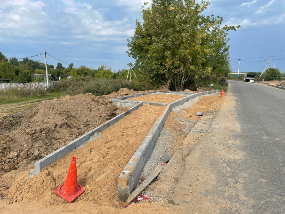 Новую автобусную остановку с тротуаром обустроят в поселке Васькино