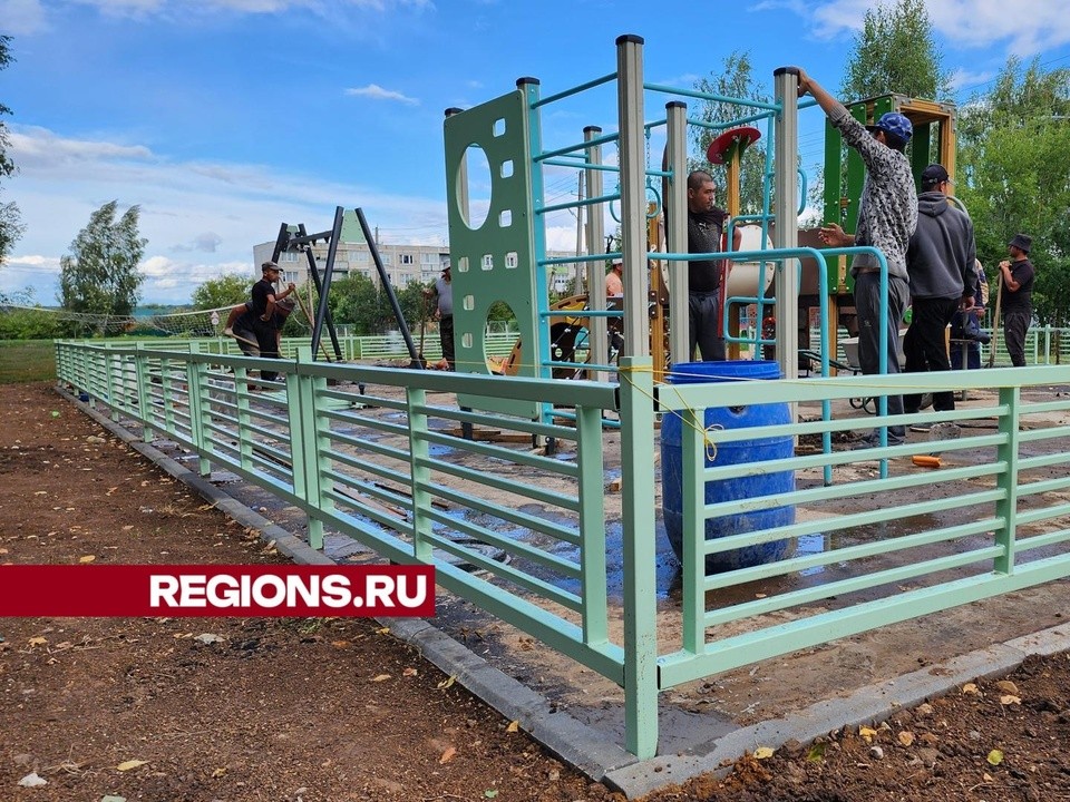 Новая детская площадка появится на улице Садовой в деревне Кокино