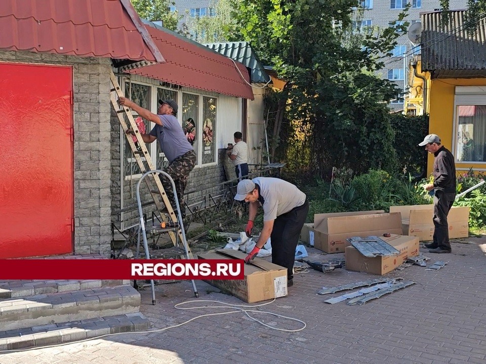 В округе Луховицы торговые объекты приводят в порядок