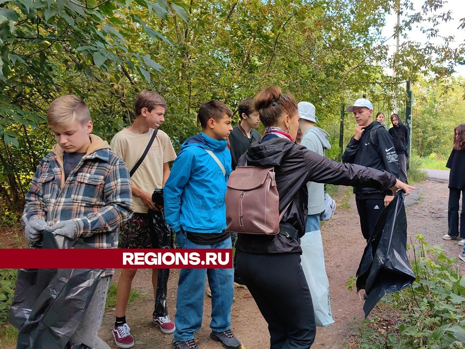 Молодежные трудовые бригады очищают берега Клязьмы, Сиваша и ручья Поныри