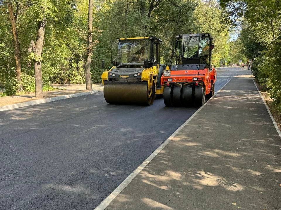 В Жуковском завершается ремонт дороги на улице Осипенко