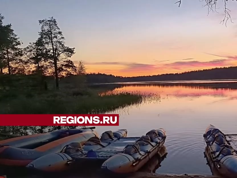 Школьники из Истры сплавились по реке в Карелии