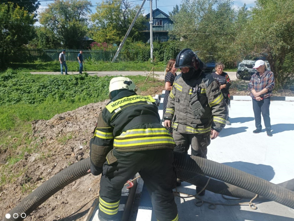 Новый пожарный пирс обеспечит безопасность деревни Нижнее Пикалово