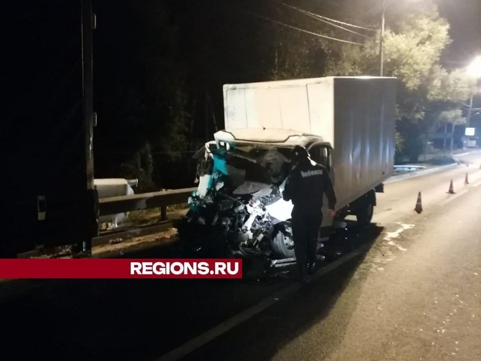 Водитель грузовика получил травмы в аварии под Луховицами