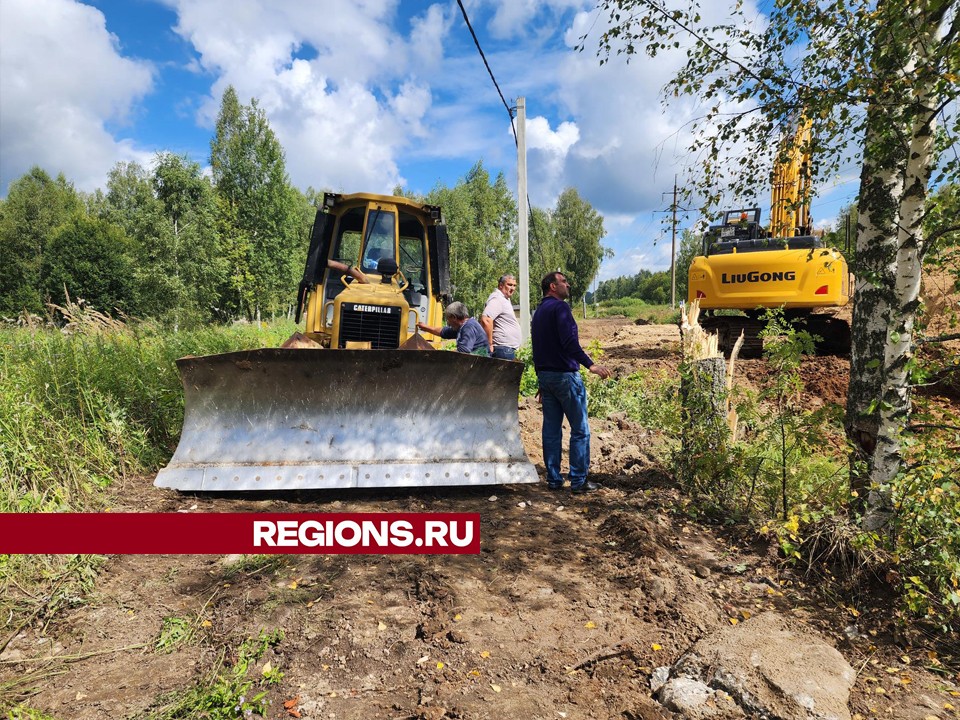 Дорогу к участкам многодетных семей в Красноармейске построят до конца августа