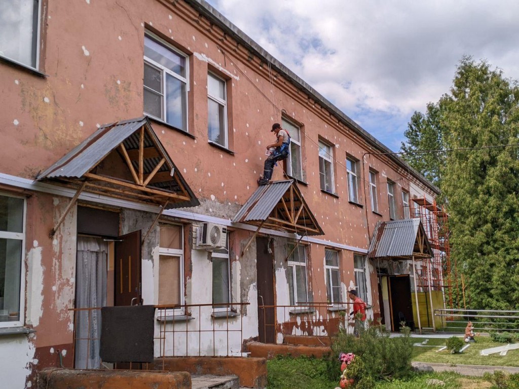 В Сергиевом Посаде обновляют здание детского реабилитационного центра