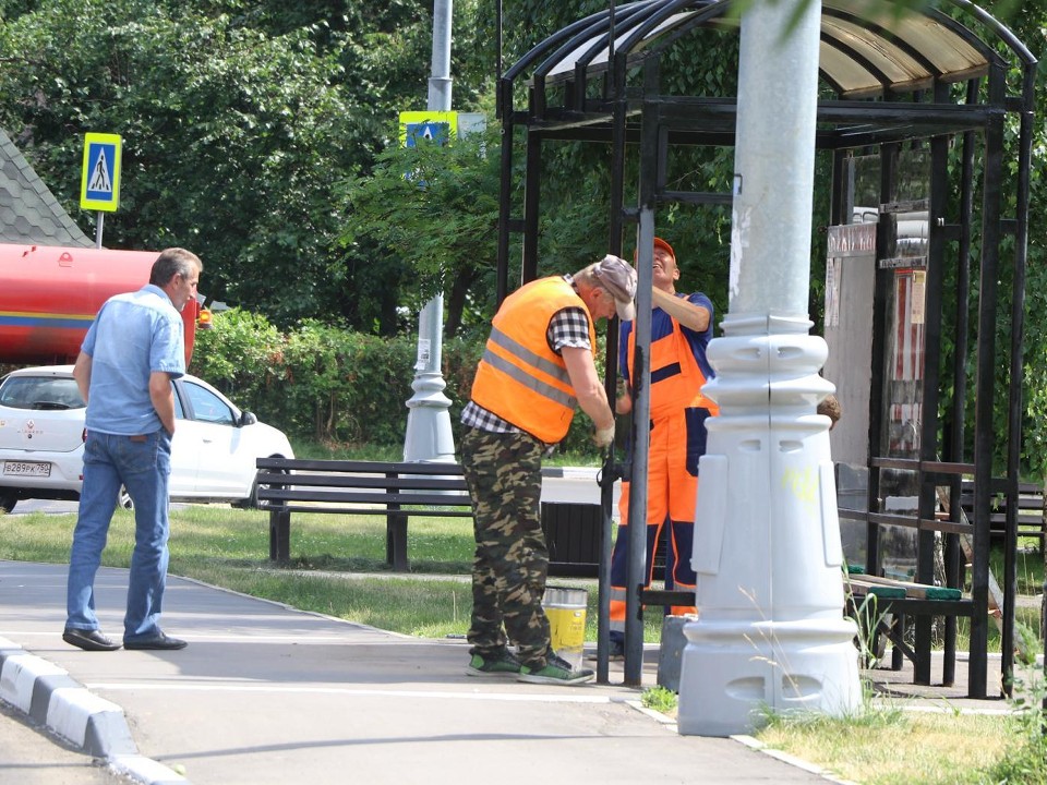 В Подмосковье обновили остановки на шести региональных дорогах