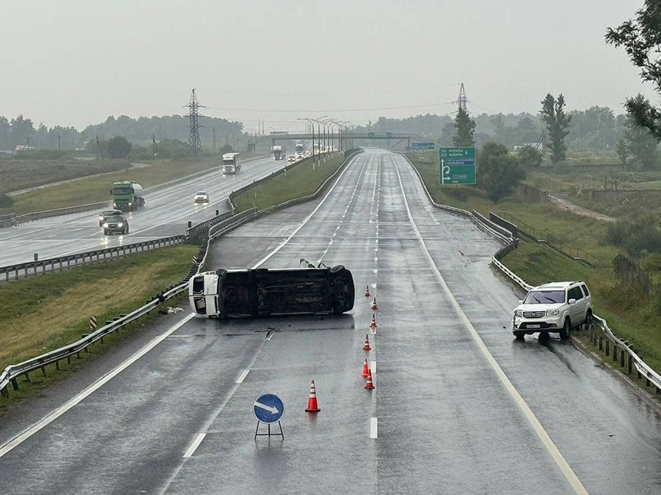 Пять человек пострадало в ДТП на трассе М-4 «Дон» в городском округе Ступино