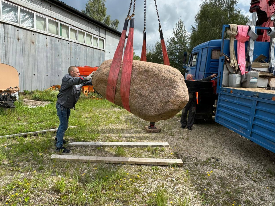 Камень из Можайска пополнит коллекцию уникального сада в Подольске