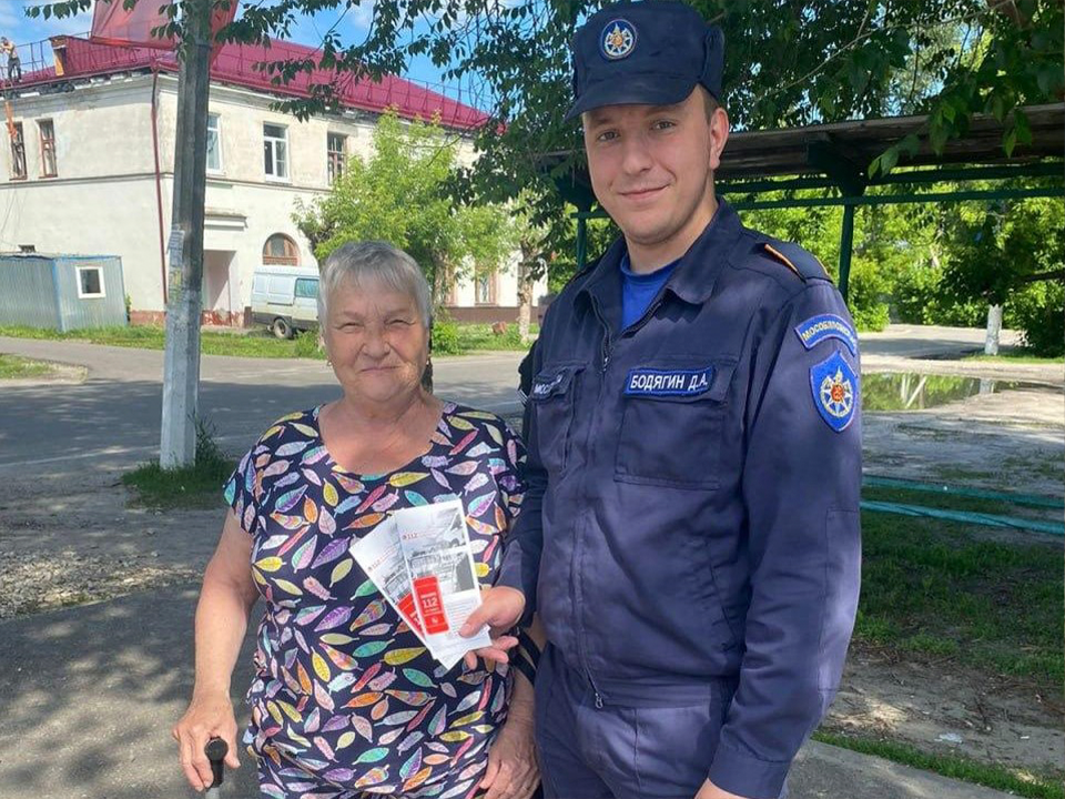 Противопожарный рейд организовали в деревне Карино