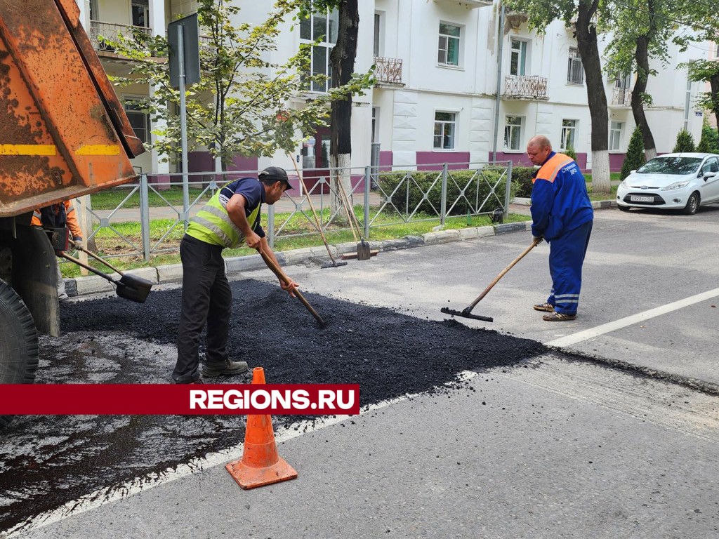 Пешеходные переходы у школ и детских садов приводят в порядок в Ступине